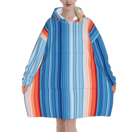 Sweat couverture flanelle avec manches et poches pour rester au chaud