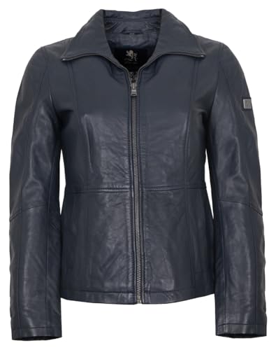 Otto Kern - Damen Echtleder Lederjacke Lammnappa Navy Größe 50