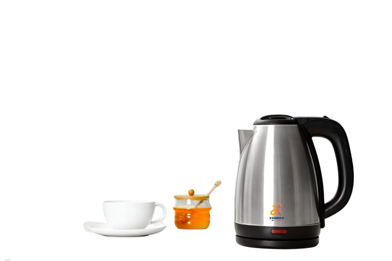 KENNGO Smart Electric Kettle – 1.5 Litre Capacity, Thermal Protection Handle, Auto Cut-Off & Dry Boil Safety Features, Stainless Steel Body, 1-Year Warranty-image-46