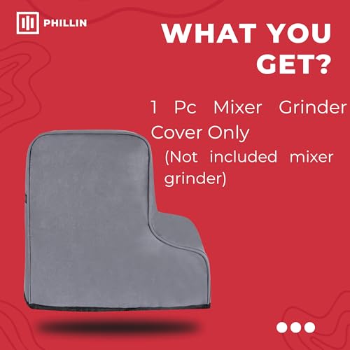 Image of L-Shaped Mixer Cover - Stylish and Durable Grey Case for Kitchen Mixers | Waterproof Dust Cover's