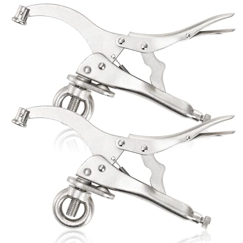 Elsjoy 2 Pack 9 inch Drill Press Clamp, Drill Press Locking Fix Clamp Welding Table Hold Down Clamp...