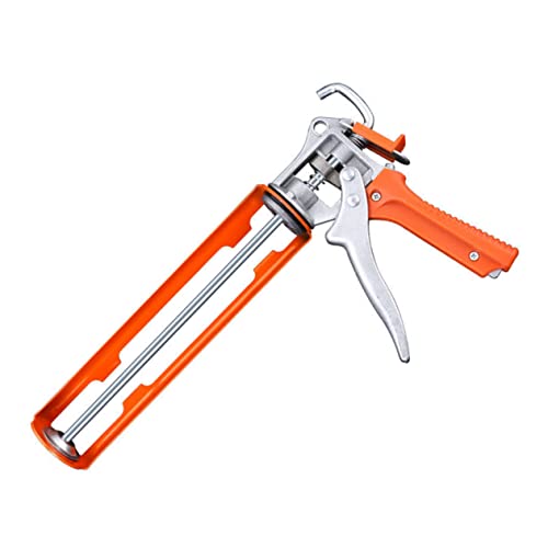 LIFKOME Rotary Caulking Thickened Design Glass Glue Sturdy Construction Adhesive Tool Orange