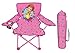 JAKKS Pacific Fancy Nancy Camp Chair for Kids, Portable Camping Fold N Go Chair with Carry Bag