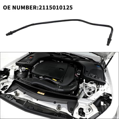 2115010125 Expansion Tank Coolant Hose Radiator Coolant Pipe Hose 2003-2010 for Benz CLS E Class W211 E320 E500 CLS500 Replat # V302475 at21531 10103546 P326209 4010368 02-1640 103546 0011026716 by Generic - Image 2