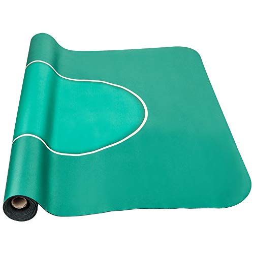 Gameland 70 X 35 Inch Texas Hold'em Poker Mat Portable Rubber Foam Poker Table Tops Rectangular Poker Layout Smooth Premium Surface, Noise Reduction, And Carrying Case For Poker Games Casino Games #TOP2