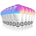 DAYBETTER Smart Light Bulbs, Smart Bulb That Work with Alexa & Google Home, 2.4G WiFi Bluetooth Alexa Light Bulbs, RGBCW Color Changing LED Light Bulb, 60W Equivalent, 800LM, 10Pack