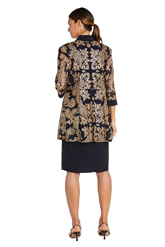R&M Richards Women's 2 Piece Floral Lace Pantsuit3