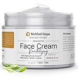 Anti Aging Face Cream For Men - Mens Facial Lotion - Lightweight Face Moisturizer for Men - Anti Wrinkle Cream For Men - Night Cream - Natural Organic Skin Care for Men - USA Made - Unscented - 1.85oz