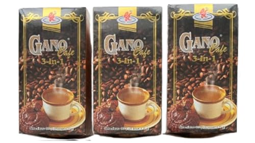 3 Boxes- 3-in-1 Instant Ganoderma (Reishi) Mushroom Coffee – 20 Sachets (21g Each) – Functional Coffee Mix for Balanced Energy & Wellness