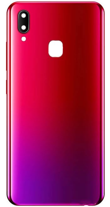 Image of Compatible with vivo Y95, Vivo Y93 (2018) Model Replacement Back Body, Back Panel with Cmera Glass, On Off and Volume Button Red