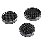 HONESTILL Anti-Reflection Device Honeycomb Scope Protector Mesh 44MM/50MM/56MM Optic Aim Sight Rifle Scope Sunshade Cover Cap (Black, 44mm)