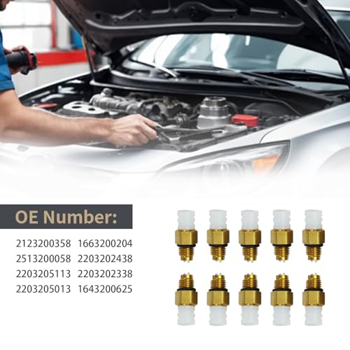 Air Suspension Air Valve M8 for Benz W251 W164 W212 W211 W220 W221 W222 for Audi A6 (4F2, C6) Allroad C5 C7 A8 Allroad D3 for BMW X5 for Jaguar XJ Air Connection Pipe Brass fittings