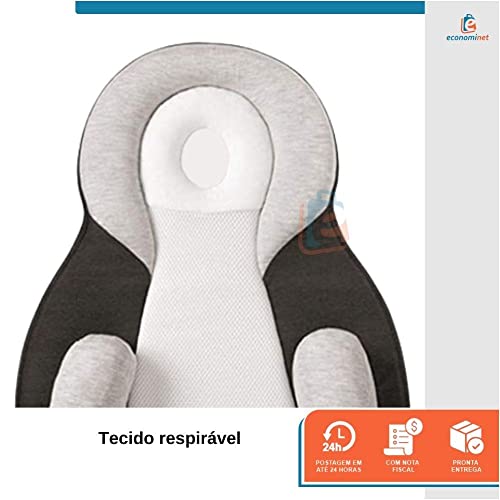 Ninho para bebê com móbile baby Style Cinza