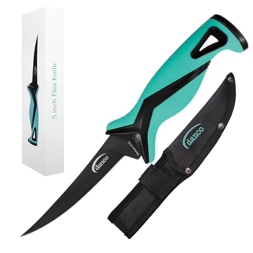 danco Pro Series 5-Inch Fillet Knife with German Steel Blade and Sheath