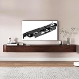 Facile montaggio e uso versatile: montaggio semplice con hardware e istruzioni incluse. Compatibile con pareti in legno, cemento o gesso (non per cartongesso o cavi). Perfetto per salotti, camere da letto, studi e cucine, questo supporto TV adattabile può fungere da mobile angolare o centrale in un ambiente minimalista. Migliora il tuo spazio con sle e functali.