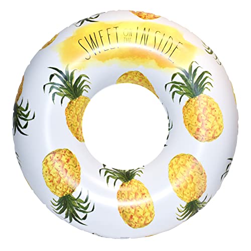 Grand radeau gonflable de 122 cm Rae Dunn : bouée flottante premium et ultra stable