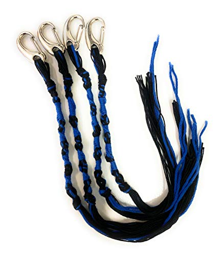Tzitzit with Clips, Set of 4 Black Tzitzits with Clips, cotton Hebrew fringe MessianicTzitzit with Clips, Set of 4 Black Tzitzits with Clips, cotton Hebrew fringe MessianicTzitzit with Clips, Set of 4 Black Tzitzits with Clips, cotton Hebrew fringe M