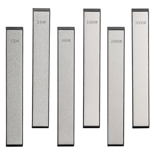 XRVRILE Diamant-Schleifstein-Set – 6-teilig (Körnung 150–3000)