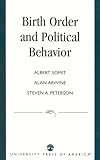 Birth Order and Political Behavior (Early English Women Writers, 1660-1800)