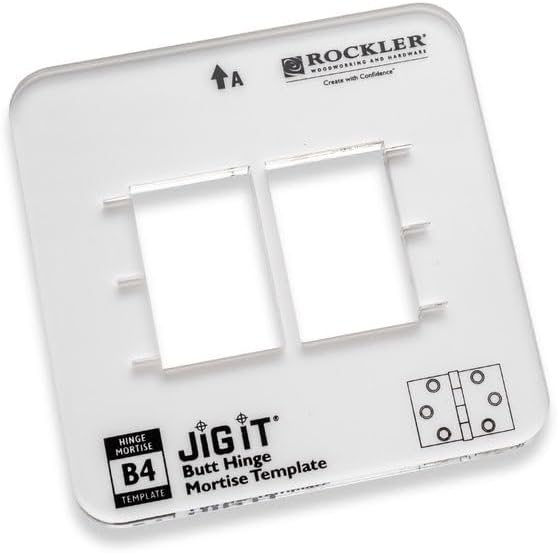 Rocker JIG IT B10 Butt Hinge Mortise Template