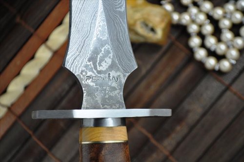 Coltello da caccia in acciaio Damasco, fatto a mano, personalizzato