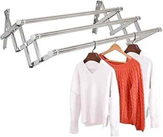 Vêtements d'air muraux muraux Séchoir de séchoir rétractable pliage pliage à fond d'essuie-serviette Sèche-serviettes Sèche-linge Lave-linge Ligne de lavage de lavage facile rangement, for usage de sa