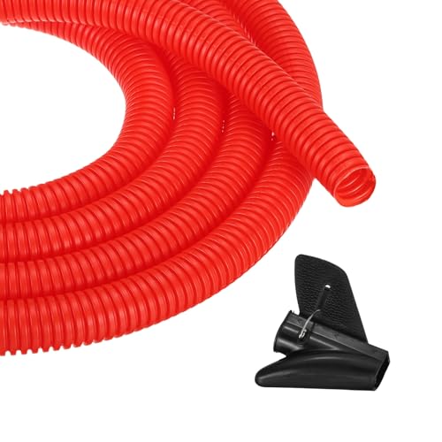 Gaine de protection rouge MECCANIXITY pour sécuriser les câbles du bureau
