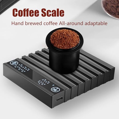 Pour Over Coffee Scale | Small Portable Coffee Weight Scale | Rechargeable High Accuracy Kitchen Espressos Weighing Gadgets for Bar Cafe Shop Travel Outdoor Home - Image 8