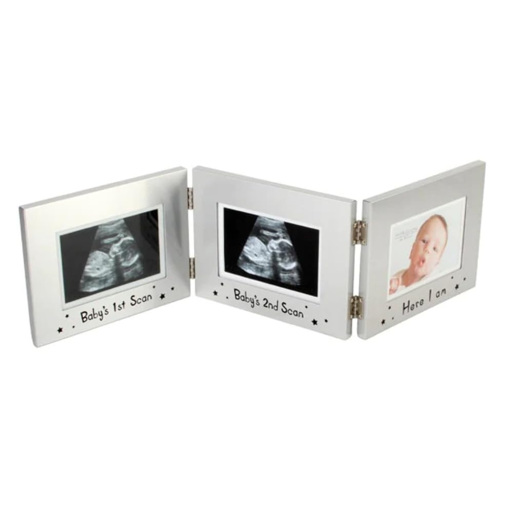 Juliana Aluminium Triple Frame 1st Scan/2nd Scan/Here I Am (FA548)