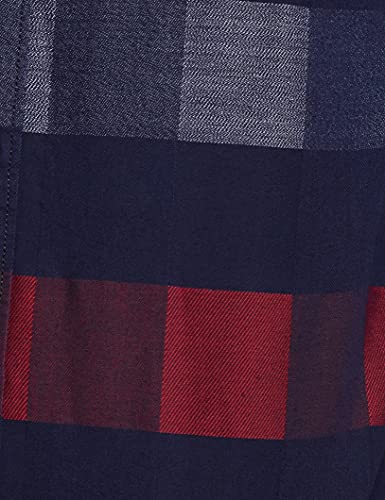 Image of CAHOOT Cotton Men Checkered Multicolour Button Up Collared Shirt for Casual Wear Crafted with Regular Sleeve Comfort Fit High Performance Everyday Large