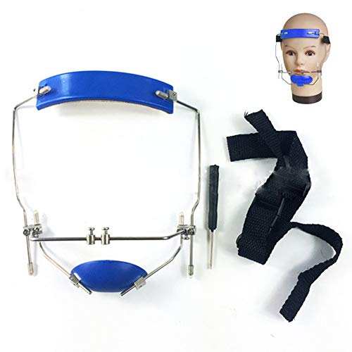 FDC Dental Ortodoncia Instrumento, Ajustable Tire hacia atrás Sombrerería Dental Ortodoncia Sombrerería Cara Máscara,Azul