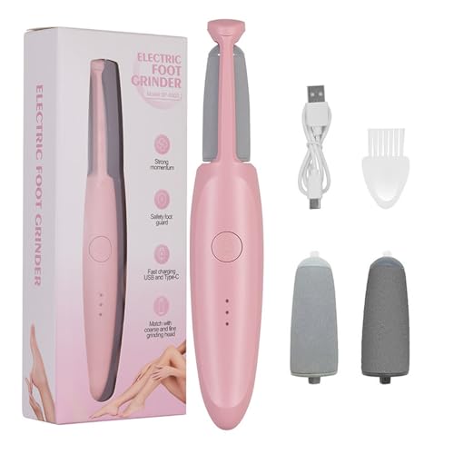 Amoladora eléctrica de pies, talón, callos y piel muerta, herramienta multifunción de pedicura, repuesto de papel de lija ergonómica, lijadora eléctrica