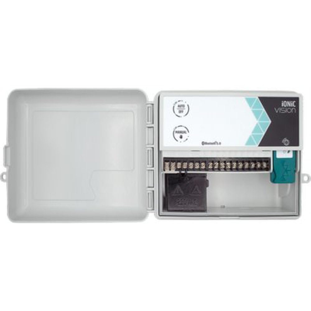 1 PZ CENTRALINA IRRIGAZIONE IONIC VISION ESTERNO RAIN ZONE 8 VOLT 220/24 TRASF INTERNO NextradeItalia Mod.FERX.VIRDEWNNIR