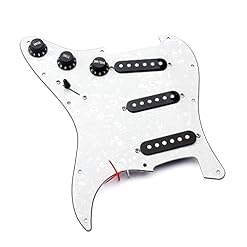 Gazechimp Guitare Electrique 3-Ply SSS Pré-câblé Humbucker Pick-up Pickguard Scratchplate Set pour Fender Stratocaster… - Les Beatles, Paul McCartney, John Lennon, RIngo Starr, George Harrison Gazechimp Guitare Electrique 3-Ply SSS Pré-câblé Humbucker Pick-up Pickguard Scratchplate Set pour Fender Stratocaster… – Image 5