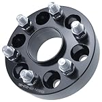 MUIRNAXI-2X-2-6-Lug-Hubcentric-Wheel-Spacers-6x120-Fits-Trucks-Black