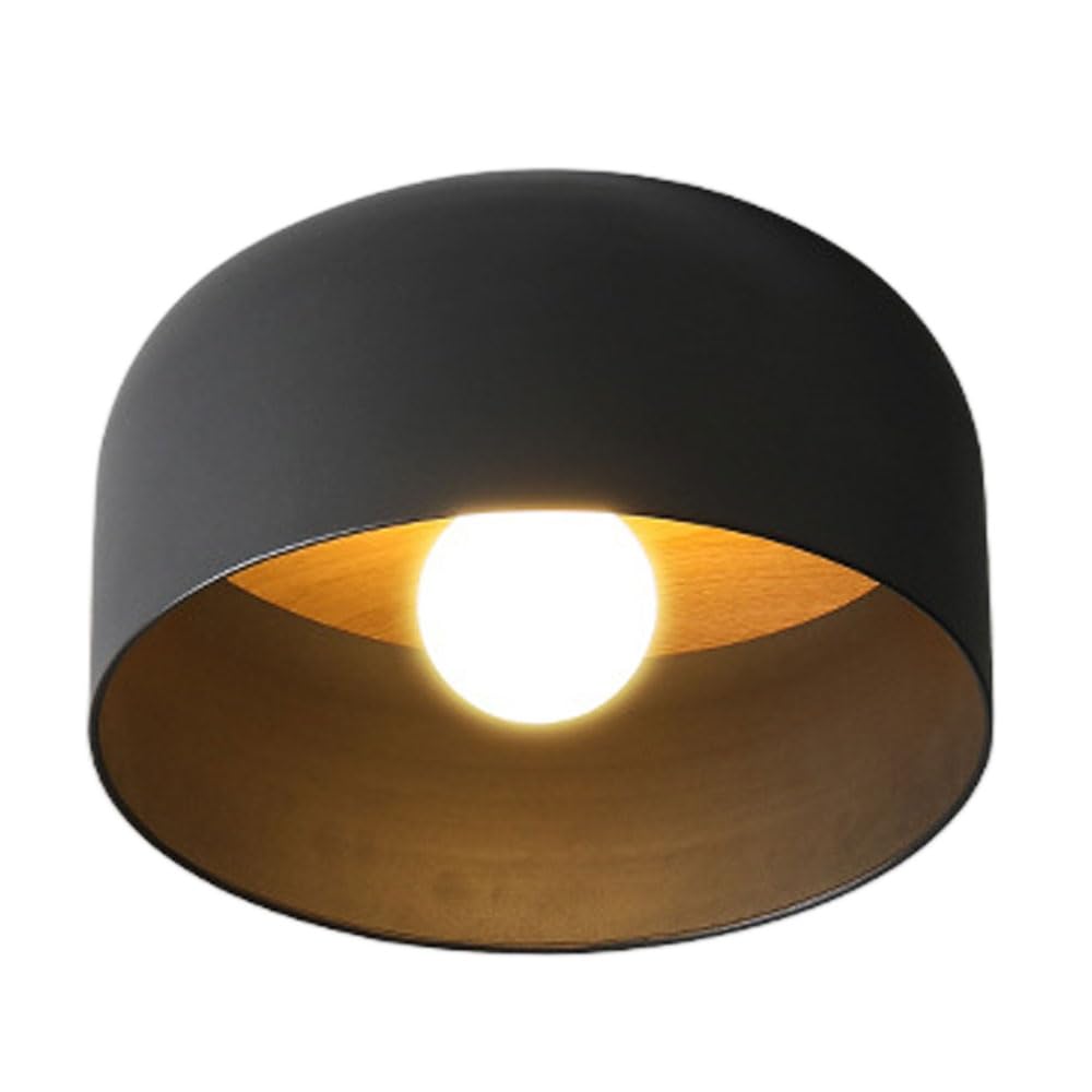Plafonnier moderne blanc E26 en fer pour couloir et balcon