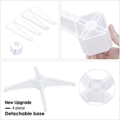 Mini-Christmas-Tree-3FT-Artificial-Desktop-Xmas-Tree-for-Holiday-Decor-160-Branch-Tips-White Mini Christmas Tree 3FT Artificial Desktop Xmas Tree for Holiday Decor 160 Branch Tips White