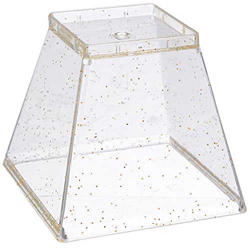 Dessertkopjes, 50 stuks, 60 ml, goudkleurig, bekers met 50 lepels, mini