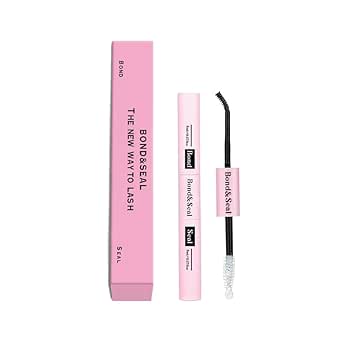 2-in-1 Eyelash Glue and Waterproof Sealant, Dual-Ended Design, Quick-Drying, Long-Lasting, Waterproof and Sweatproof, Ideal for False Eyelash Application and Protection (2-in-1 Eyelash Glue)