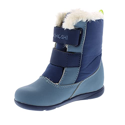 TSUKIHOSHI TEDDY Kids Snow Boots - Waterproof, Machine-Washable Kids and Toddler Rain Boots with Breathable Fuzzy Liner and Traction Outsole, Ages 1-8