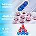 SLOOSH Pool Toys Games Set - Pong Toss Game Water Toys for Adults Kids Family Games, Inflatable Floats Lounge Raft Floating Swimming Pool Accessories 6x3 FT Table with 10 Pong Balls for Parties