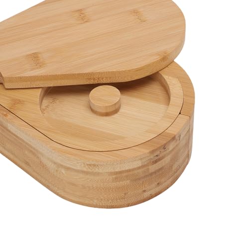 Rimmer de 3 niveles para cócteles: escarchado uniforme y limpio en madera de bambú 6