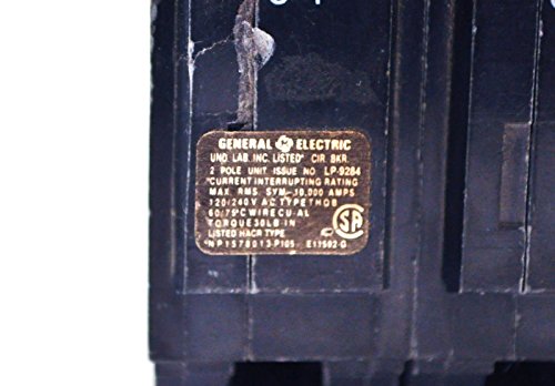 General Electric Ge Industrial Thqb2120 2 Pole, 20 Amp 120/240V Bolt-On Circuit Breaker, Color #TOP1