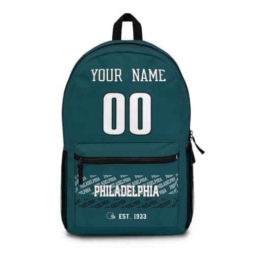 Image of Philadelphia School Backpack Custom Gifts for Boys Girls Teens | Custom Name and Number Personalized Bookbag