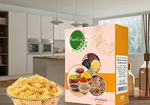 Organic Fusilli Pasta/ fusilli rigate/ Rotini corckscrew Short-Like Shaped pasta-400gm.