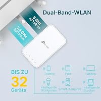 TP-Link RE230 WLAN Verstärker Repeater AC750 (433MBit/s 5GHz + 300MBit/s 2,4GHz, WLAN Verstärker, App Steuerung, Signalstärkeanzeige, kompatibel zu Allen WLAN Router, AP Modus) weiß – Ansicht 4