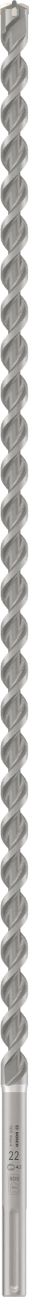 Bosch 1x Punta per martelli PRO SDS max-4 (per Calcestruzzo armato, Blocco in calcestruzzo, Ø 22,00 mm, Professional Accessorio Martello perforatore)