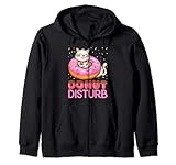 Photo Gallery donut disturb pun jokes - funny doughnut cat donut lover felpa con cappuccio Photo Gallery donut disturb pun jokes - funny doughnut cat donut lover felpa con cappuccio