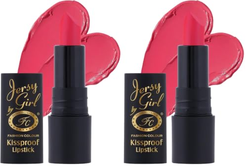 Image of JERSEY GIRL BY FASHION COLOUR Kissproof Matte Lipstick| Lightweight & Longlasting | Matte Finish | Stay up to 12hrs | Available In Fab Shades | Highly Pigmented |Scarlet (Pack of 2)