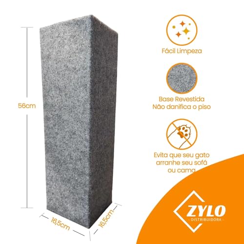 Kit 2 Arranhador Protetor Canto de Sofa Carpete Base Dentro (Cinza)